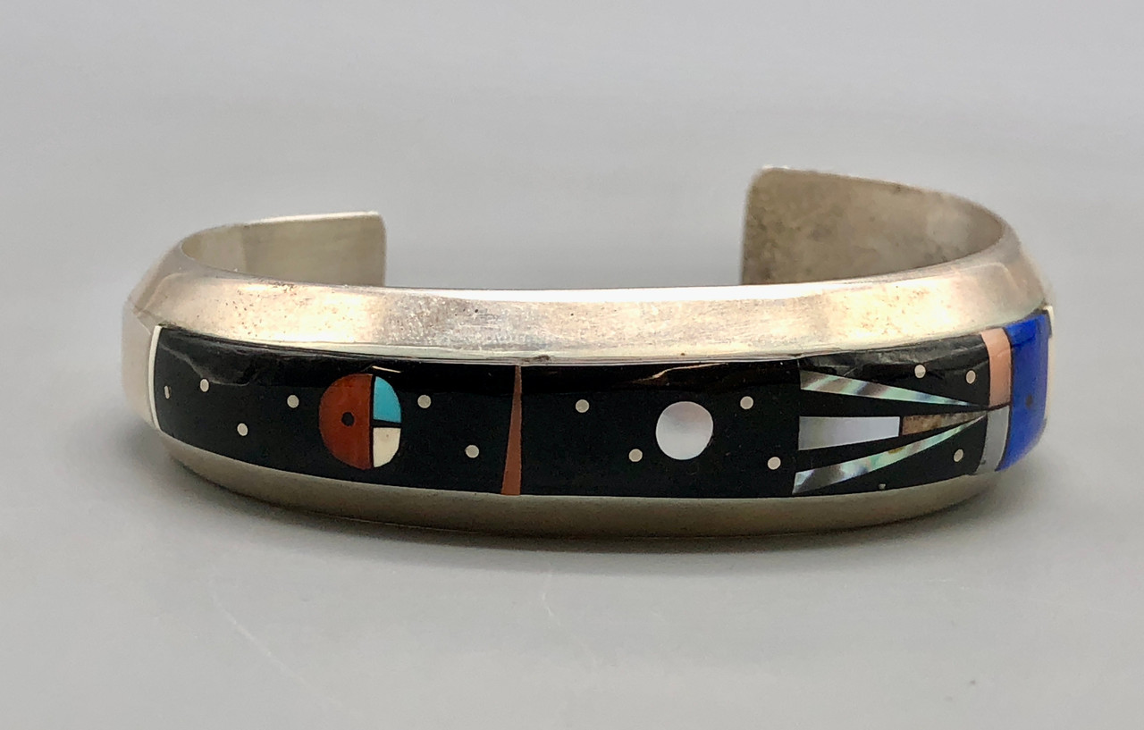 Navajo Inlay Bracelet by Ervin Tsosie