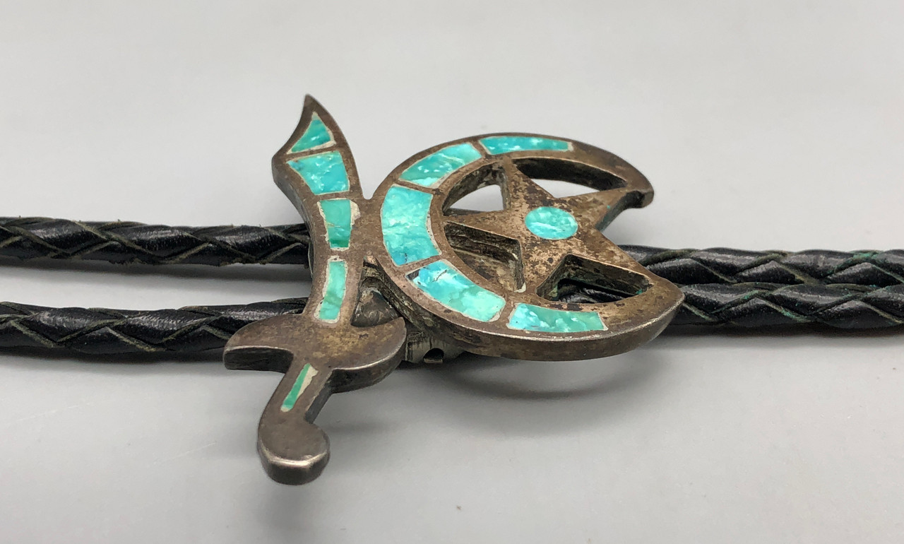 Bolo Shell Turquoise with Khaki & Black main image 0
