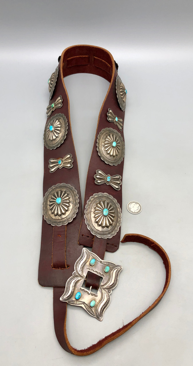 LEATHER CONCHO - TreelineUSA