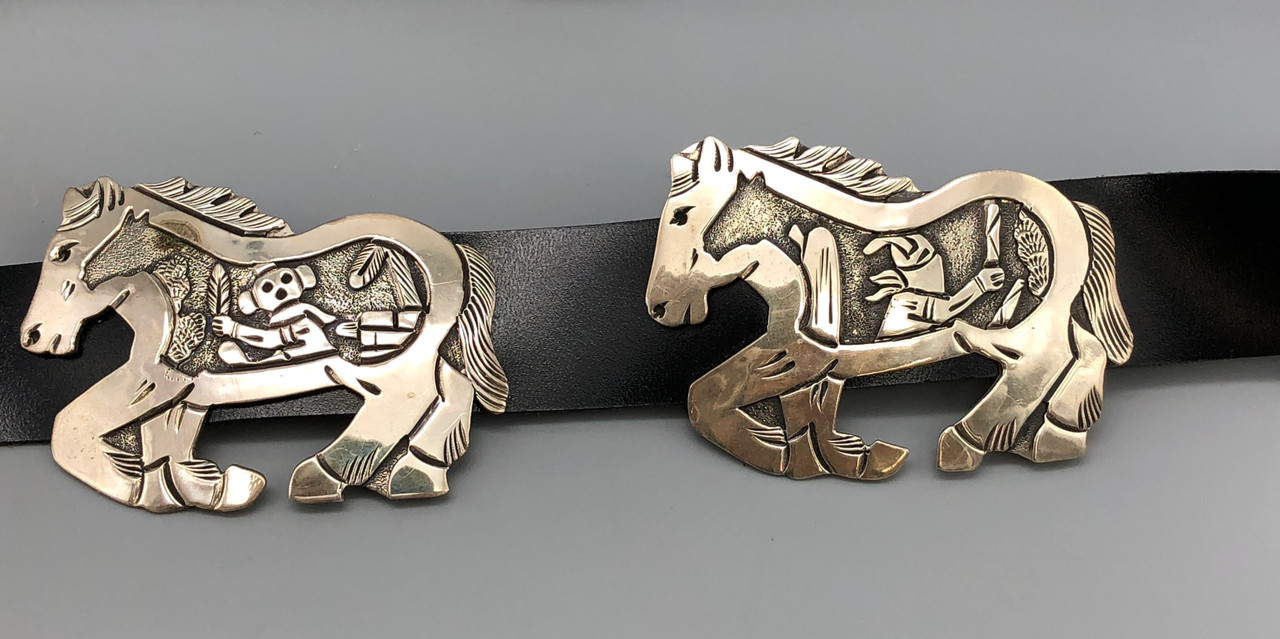 Lot 8 Horse Saddle or belt conchos Baron Gold Rope Edge Conchos Crazy Horse Scalloped Genuine  main image 2
