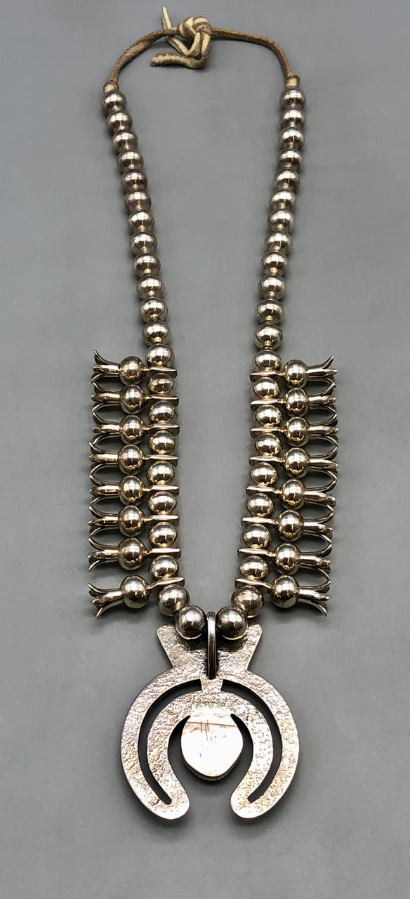Harrison Jim pendant bisbee ビズビー Hefty Handmade Bisbee Squash Blossom Necklace and Earrings by