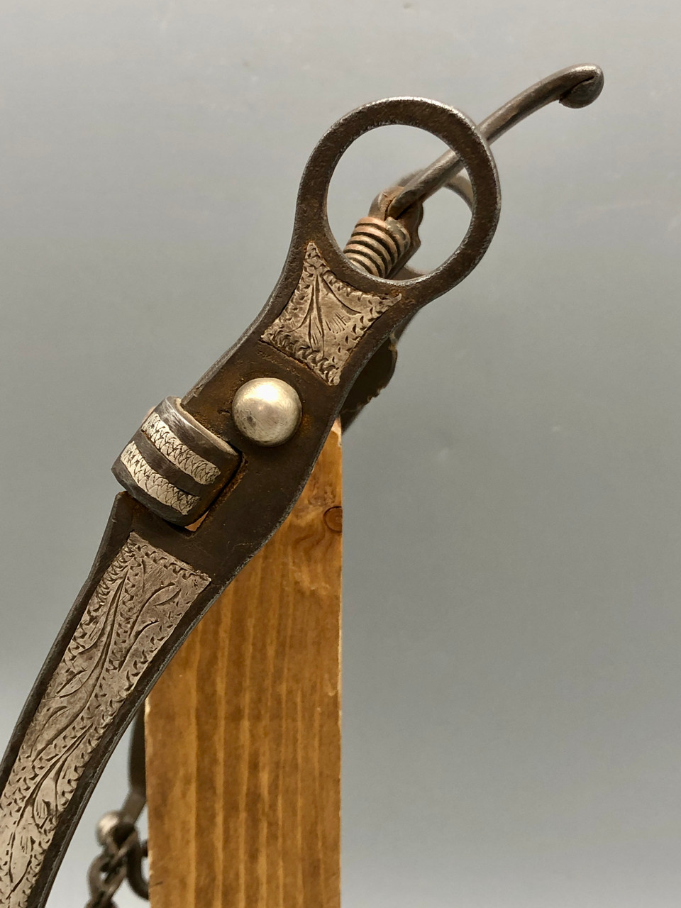 Vintage CALIFORNIA DEMI-RADE BIT par FIGUEROA BROS. Cowboy