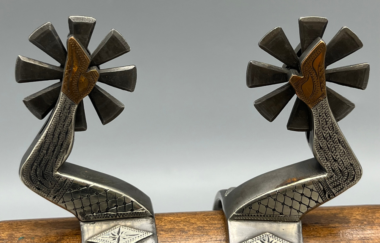 Nice Pair Of Gal Leg Spurs By John Jennings