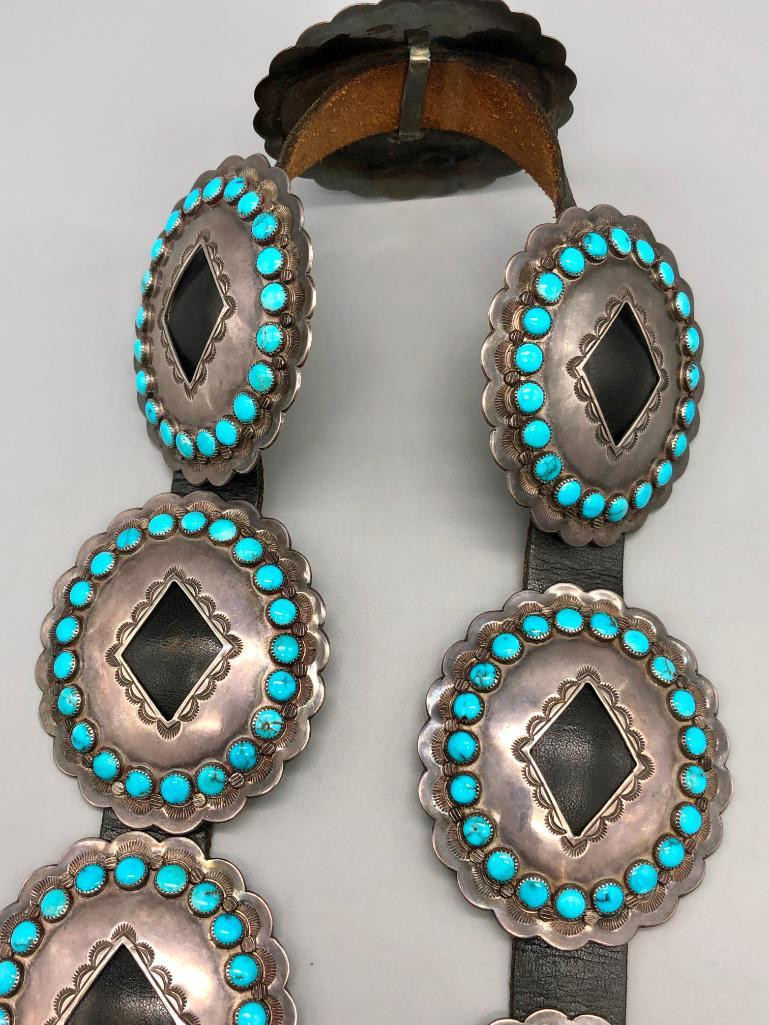 Rare Fred Peshlakai Concho Belt Featured On 