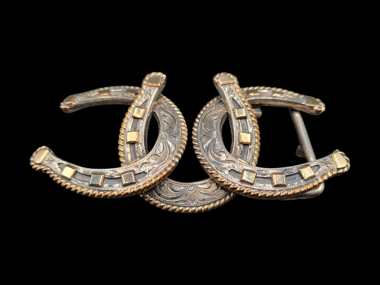 Vogt Silversmith 14K Gold and Sterling Silver Triple 