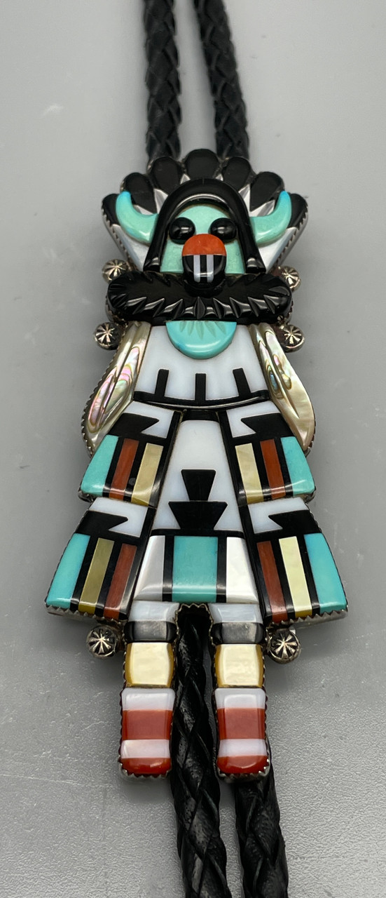 アクセサリー Andrew Dewa Zuni Bolotie Native American Andrew Dewa Vintage Zuni sterling silver