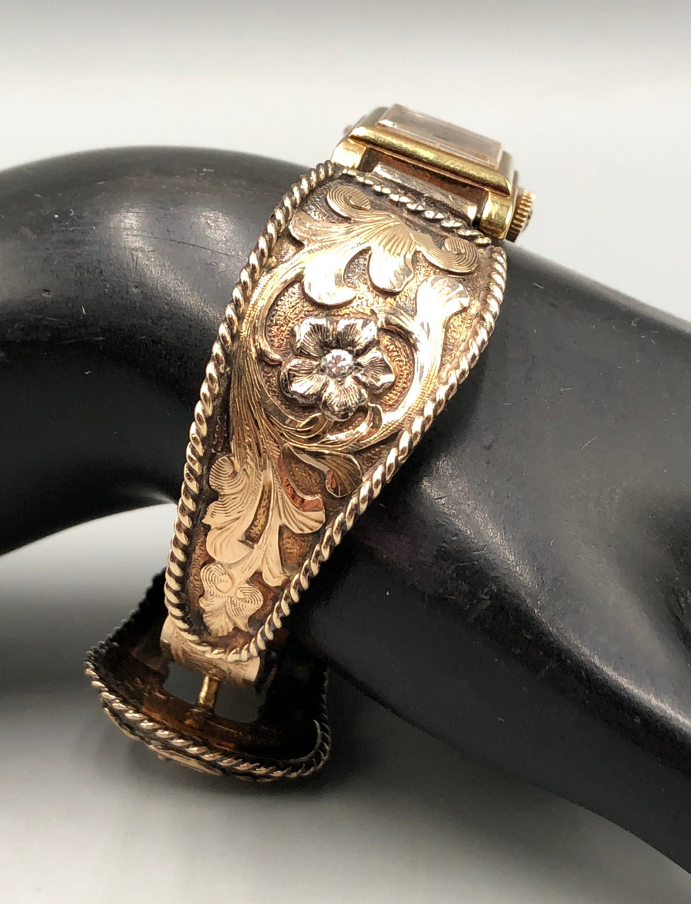 Vintage Bohlin 14K Gold Watch With Letterhead And Catalogs