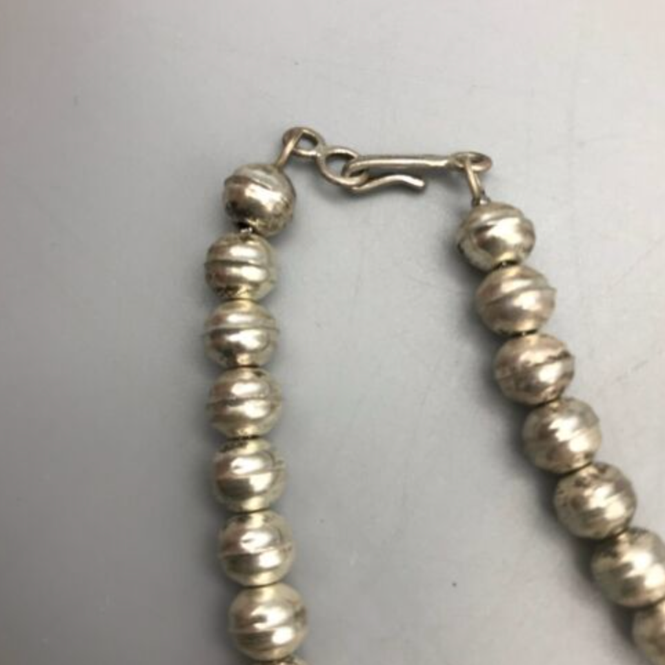 VINTAGE ZUNI INLAY NECKLACE BY SAMMY AND ESTHER GUARDIAN NEW, OLD STOCK