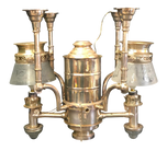 RARE 1800s Adams And Westlake Pullman Train Car Lamp Fixtures Set Owned By John Wayne