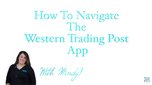 How to download the Western Trading Post App, log in and register to bid in the auction. 