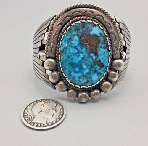 Bisbee Turquoise cuff bracelet