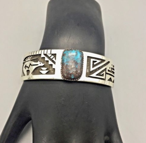 Bisbee turquoise cuff bracelet