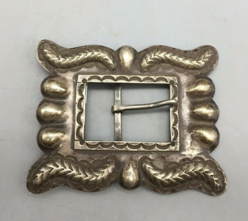 Old school vintage rectangular buckle.