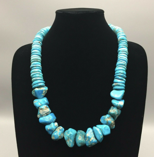 Chunky turquoise necklace