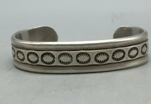 Sterling silver ingot bracelet