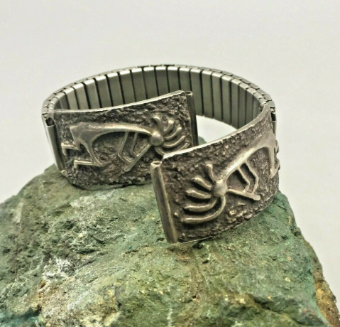 Tufa cast kokopelli watch band