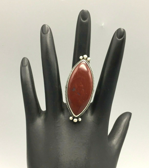 Red jasper ring