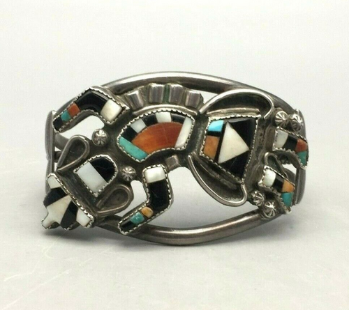 Zuni Inlay Rainbow Man