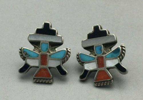 Knifewing post earrings