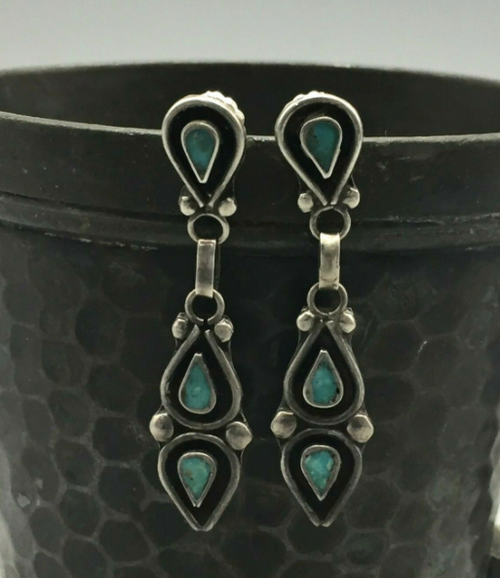 Fred Harvey Era dangle earrings