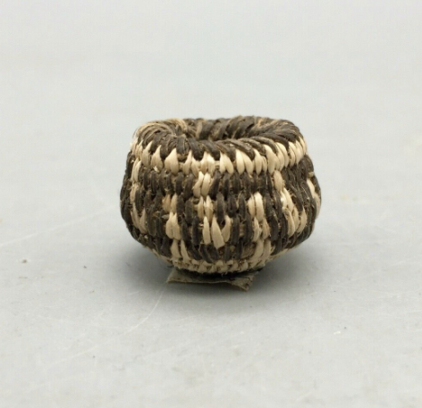willow and devil's claw mini basket from the Pima tribe