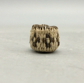 A classic willow and devil's claw basket from the Pima tribe