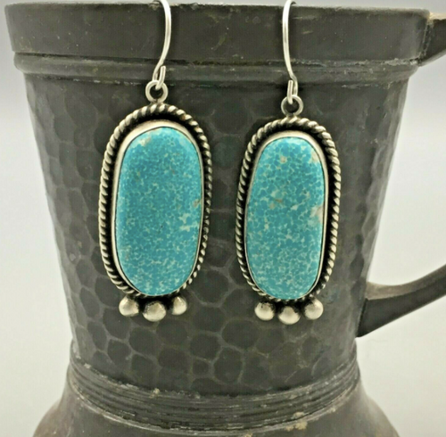 Nick Jackson turquoise dangle earrings