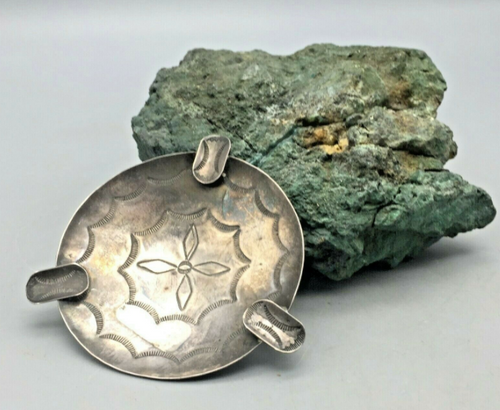 Vintage Sterling Silver Era Ash Tray From the Fred Harvey Era