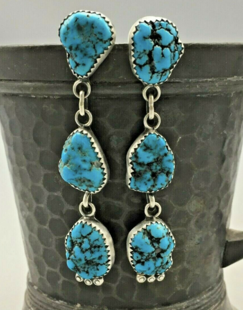 Turquoise dangle earrings