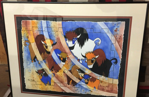 Bison painting