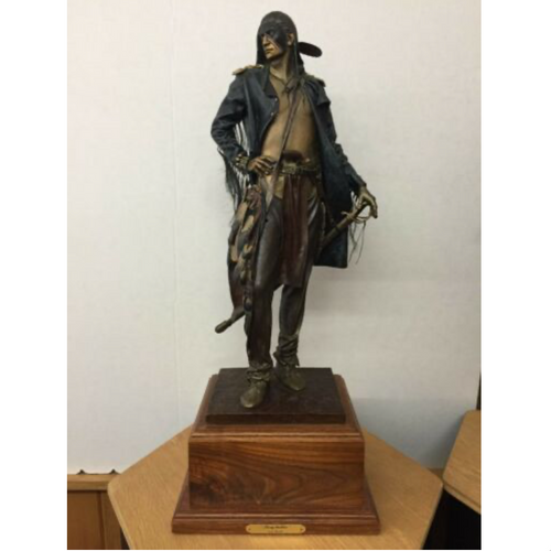 Dave McGary, polychrome bronze sculpture,"Long Soldier"