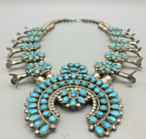 Mid-century cluster squash blossom