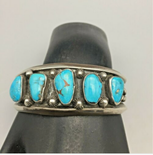 bracelet, cuff, sterling silver, turquoise