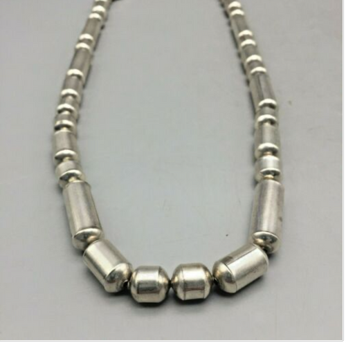 sterling silver , bead, necklace,