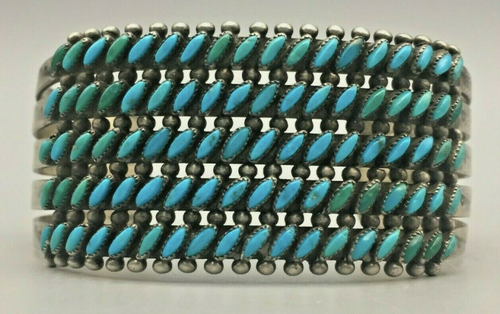 4 row Zuni needle point bracelet