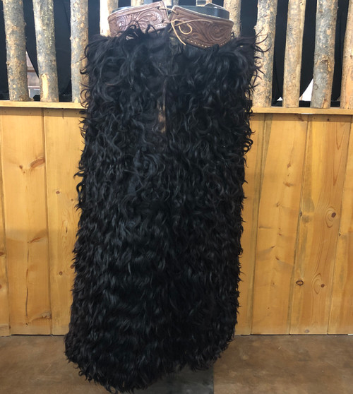 Wooly Chaps (black Angora)