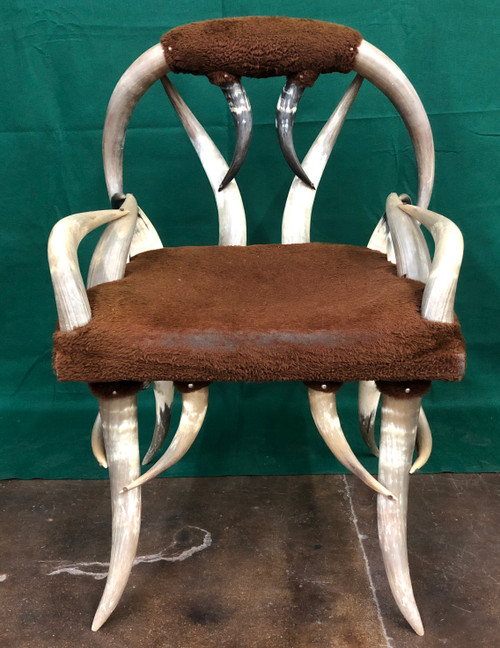 steer horn chair