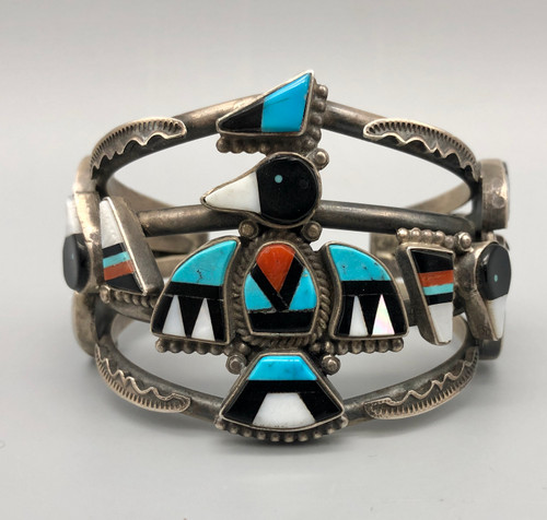 Vintage Inlay Bracelet With The Thunderbird Design