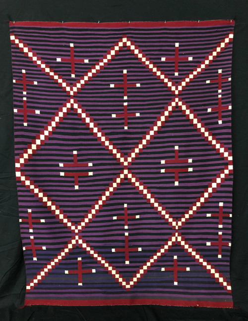 Large Germantown "Moki Style" Navajo Textile C.1890s