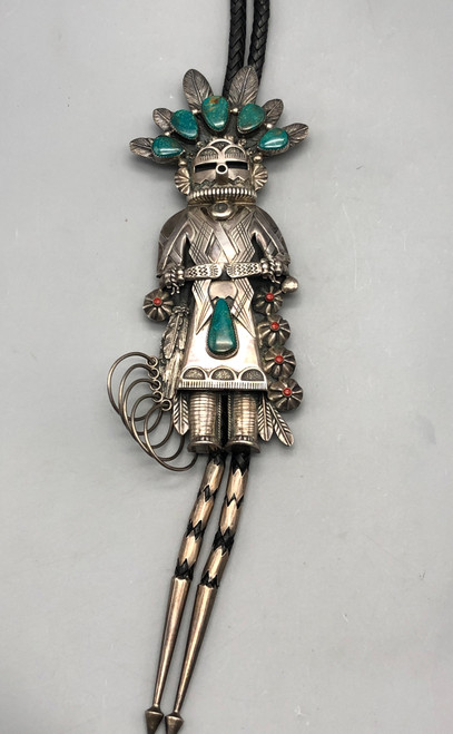 Kachina Hoop Dancer bolo tie