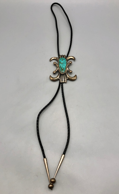 Outstanding Sandcast Bolo Tie by Wilson Begay