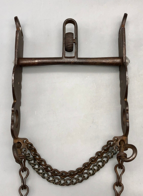 Hernandez, Kissing Birds, half breed mouth, rein chains, engraved silver