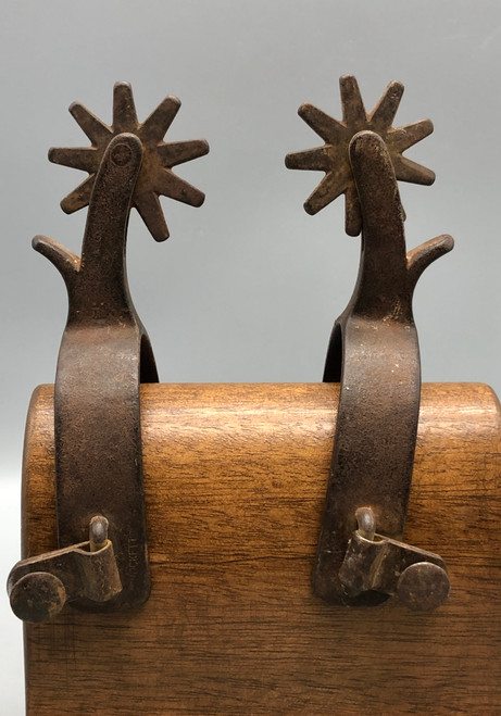 spurs, Crockett, vintage, sterling silver