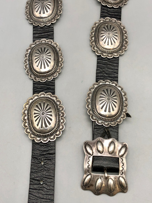 Belts. Com Amplia Grabado Berry Concho 10pcs 1 And 1/2" Antique Nickel