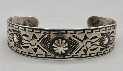 Circa 1920s, Garden of the Gods, solid silver, repousse bumpouts