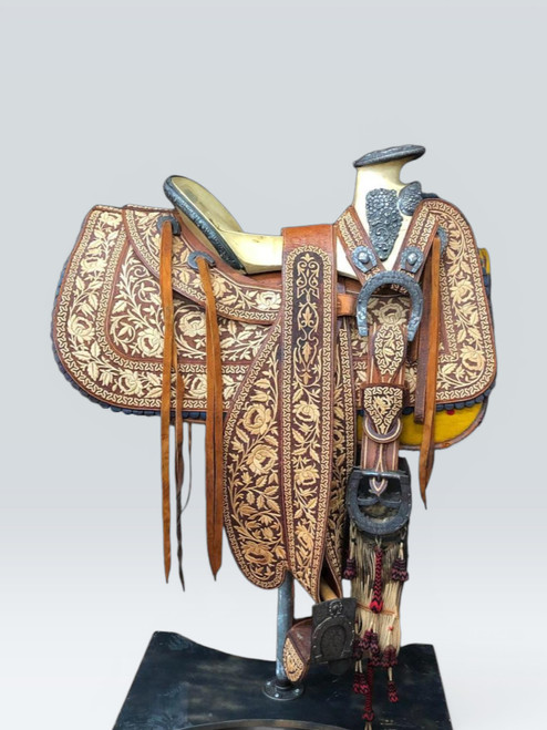 Historical Saddle from Former Mexican President to Admiral Byrd in 1932