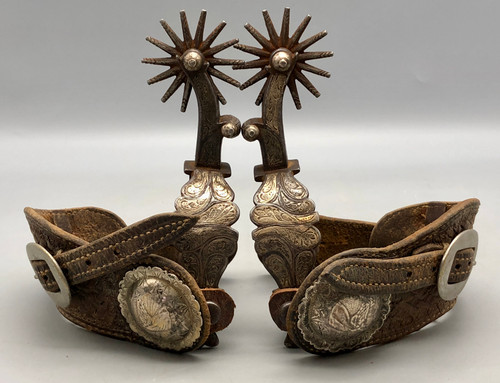 Original Visalia No. 57 Spurs With Nice Straps
