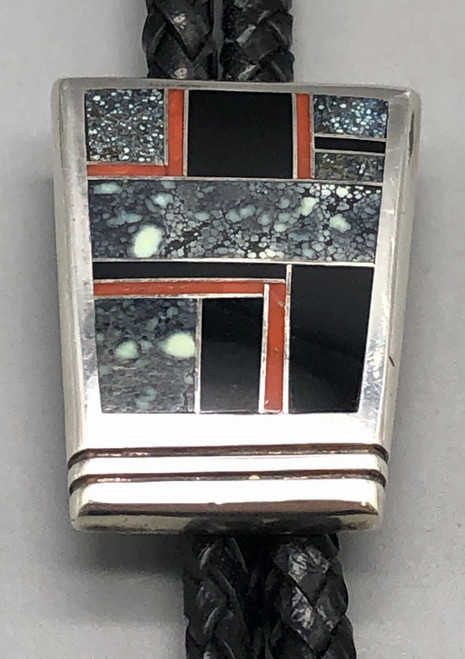 Multi stone inlay, Ray Tracey, New Lander, onyx, and coral, Navajo,