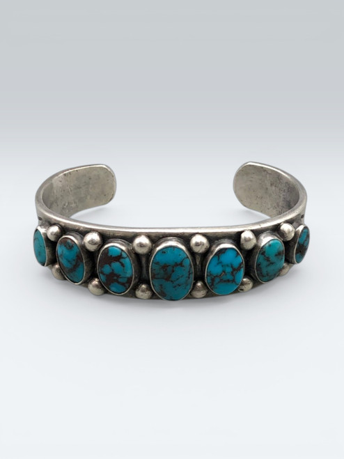 natural turquoise, ingot, Bisbee turquoise, hand stamped designs, vintage,