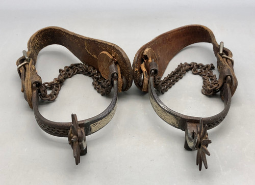 California Style Spurs Attributed To Hernandez Brothers